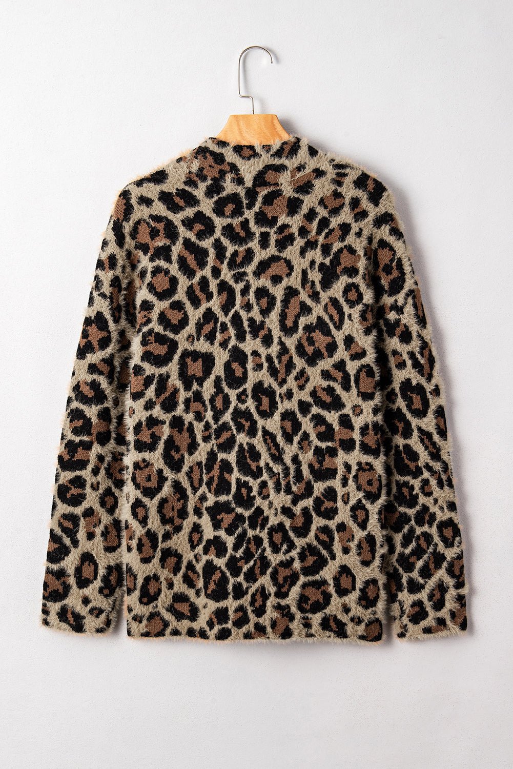 Brown Leopard Open Cardigan - StepByStep