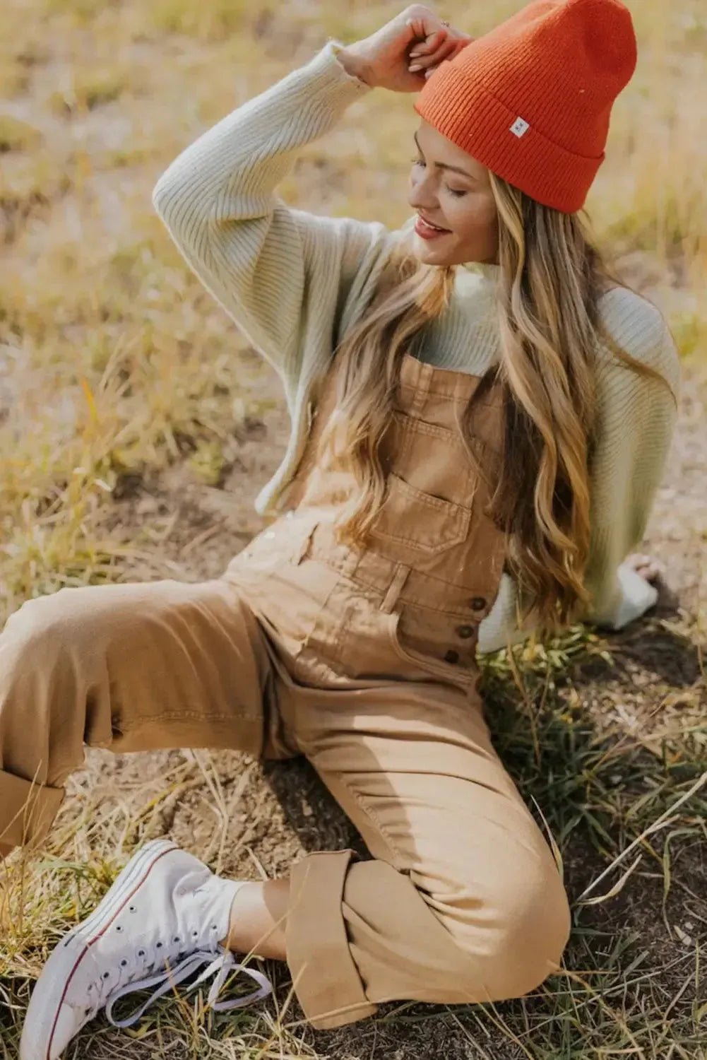 Buckle Strap Cargo Denim Overalls - StepByStep