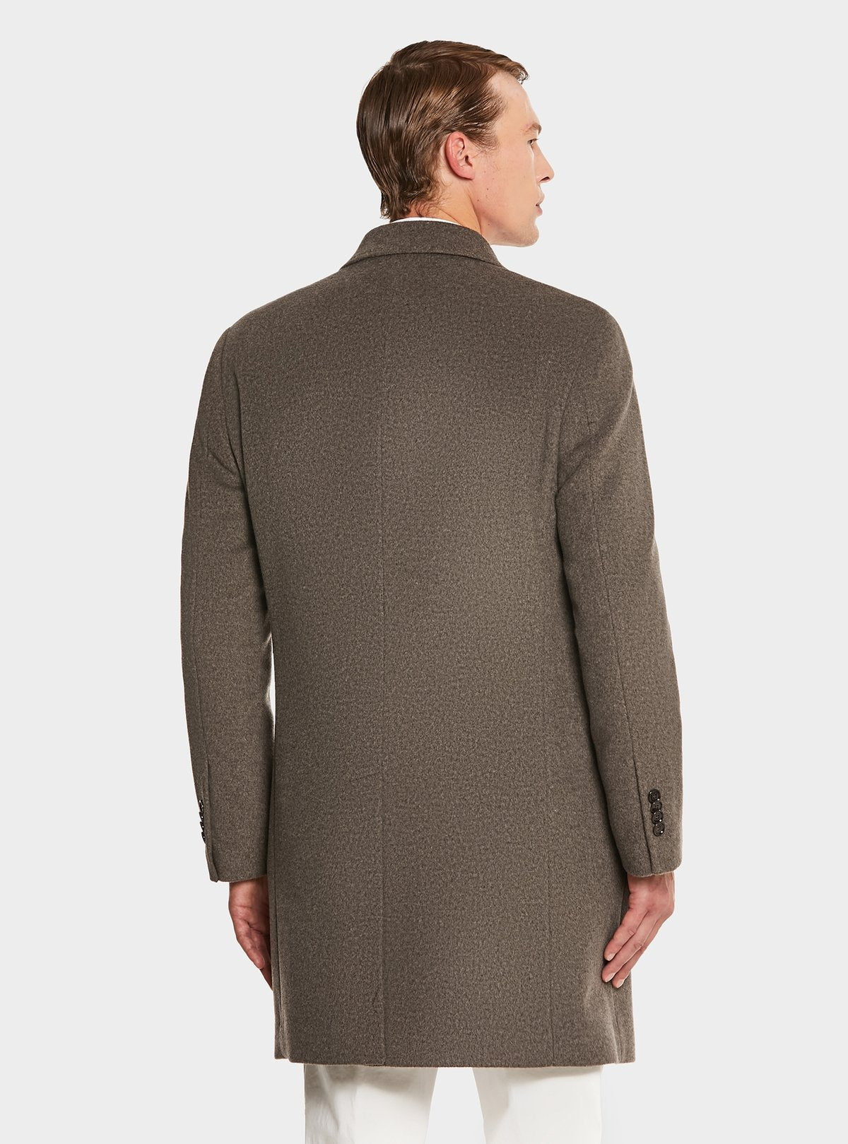 Cappotto monopetto in misto cashmere. - StepByStep
