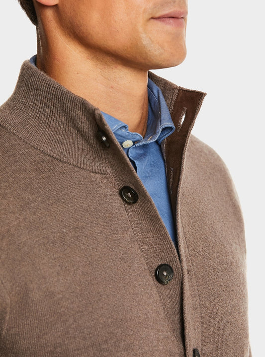 Cardigan con bottoni in misto lana e cashmere - StepByStep