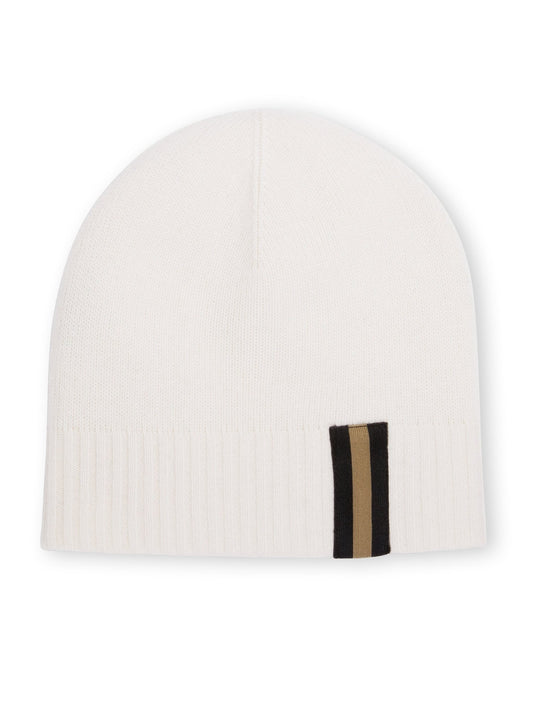 Cashmere Blend Beanie (Ivory) - StepByStep