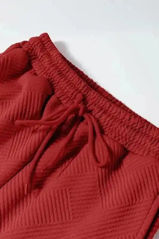 Casual Comfort: Ultra Loose 2 - Piece Textured Ensemble - StepByStep