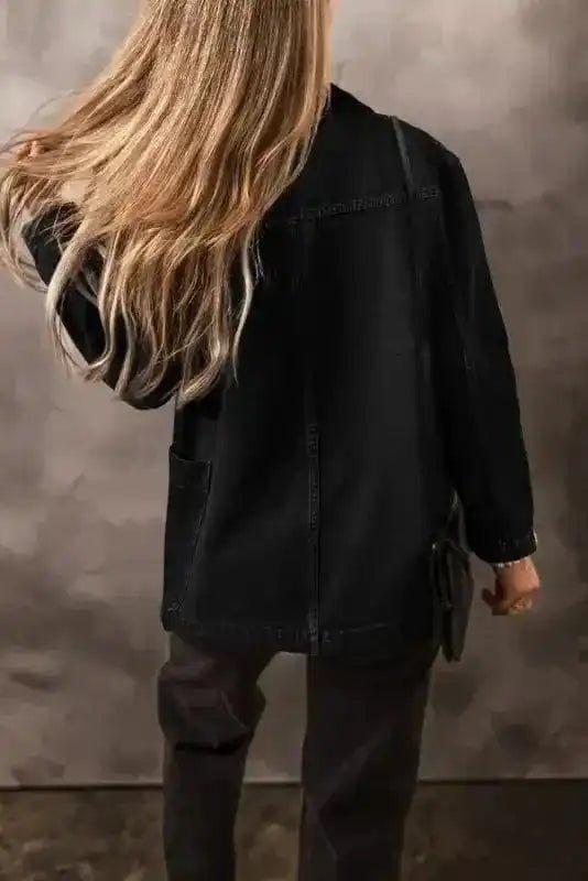 Casual Elegance Denim Jacket - StepByStep