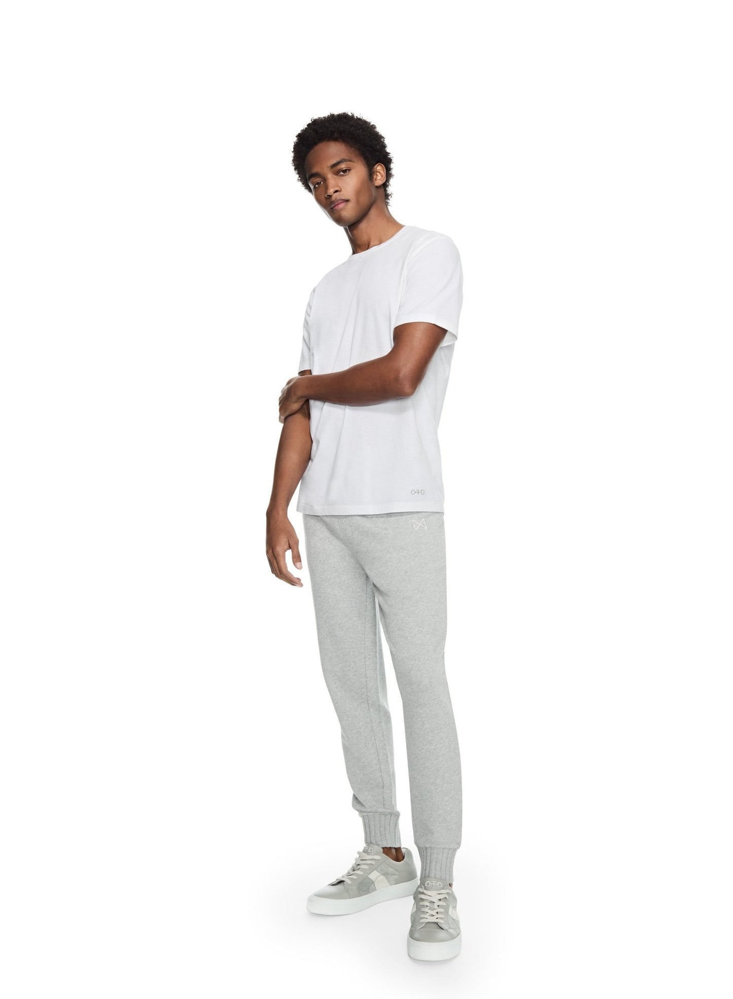 Compact Jersey Crewneck Tee (White) - StepByStep