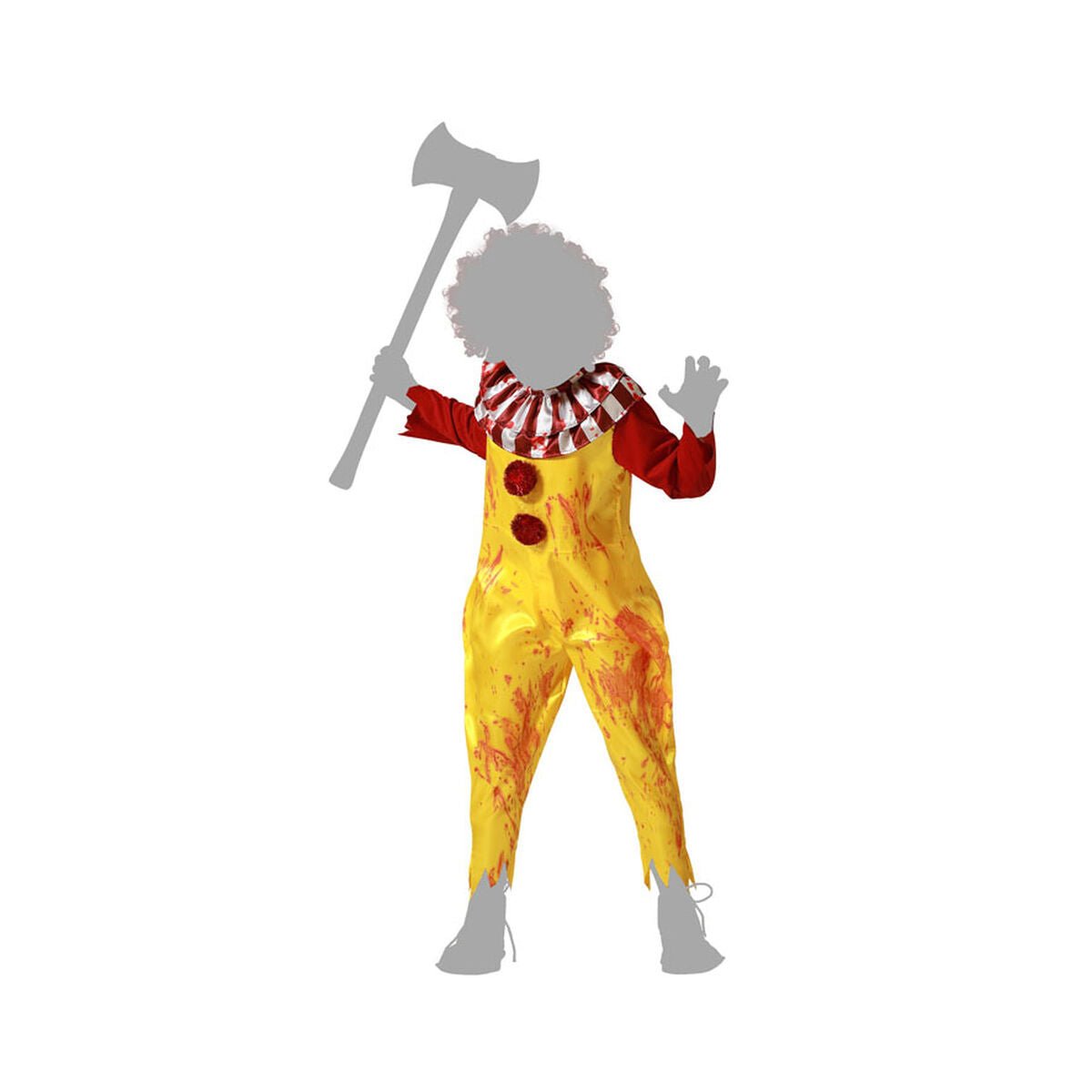 Costume for Children Male Clown 10 - 12 Years - StepByStep