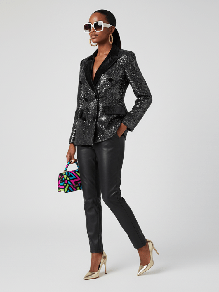 Double - Breasted Blazer Jacket WEST VILLAGE BYMANYC ® New York - StepByStep