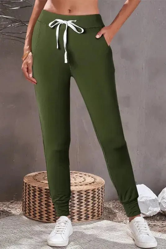 Drawstring Waist Joggers - StepByStep