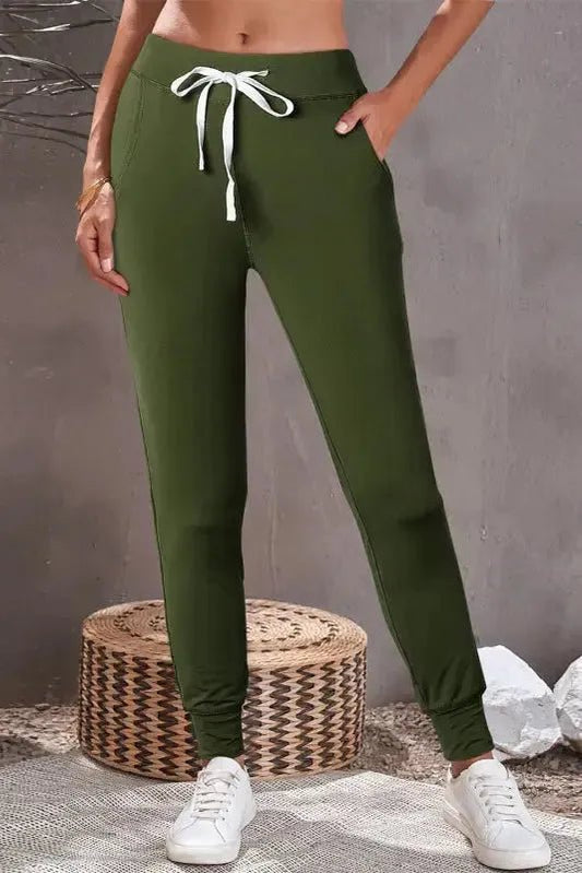 Drawstring Waist Joggers - StepByStep