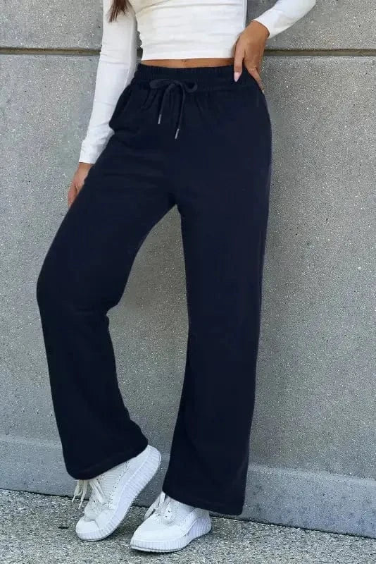 EasyTone Fleece Lined Trousers - Navy Blue - StepByStep