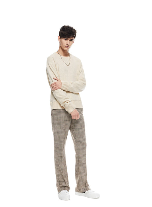 French Terry Sweatshirt (Oatmeal Melange) - StepByStep