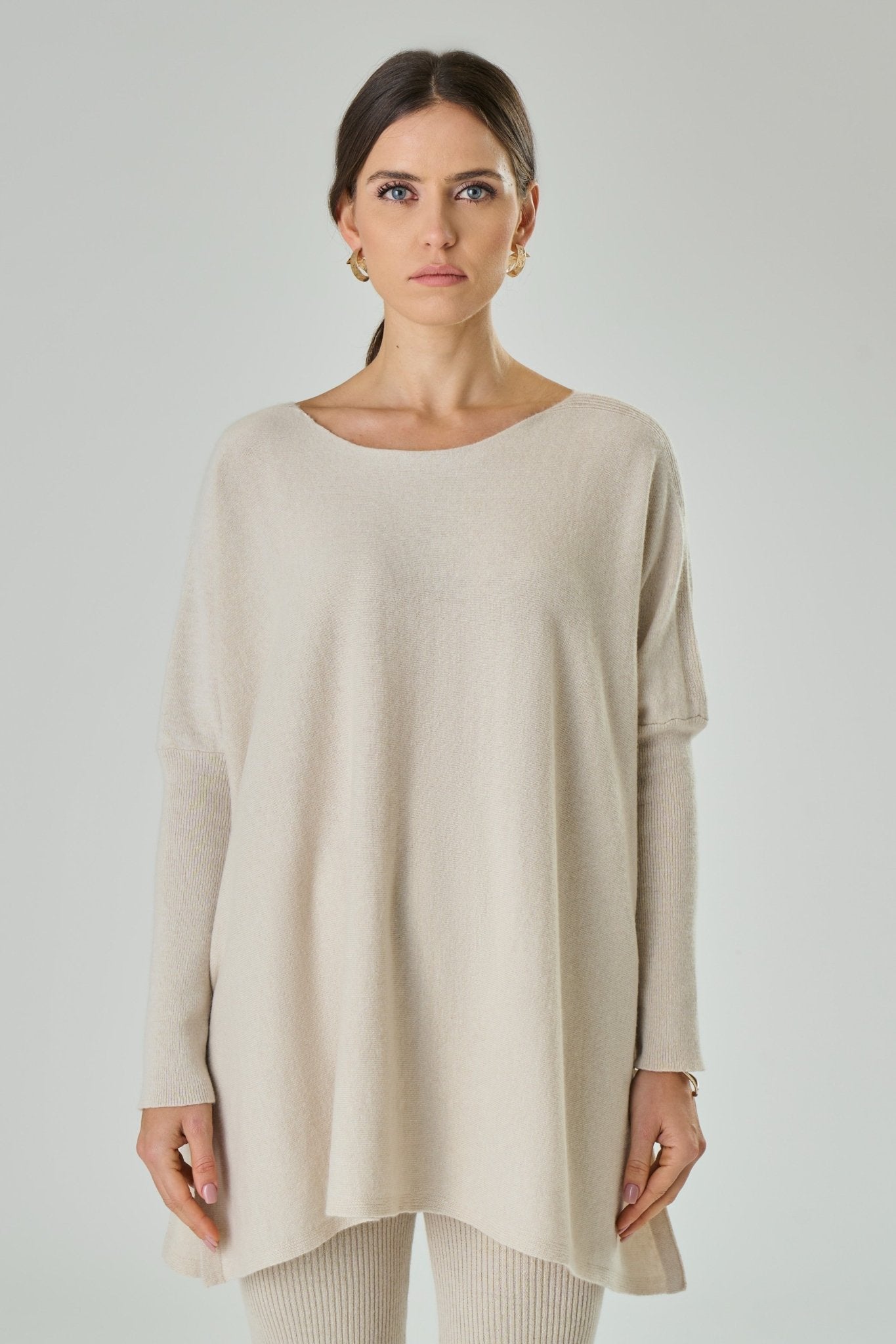 Girocollo oversize in misto Cashmere - Alyssa - StepByStep