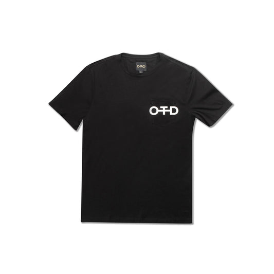 Graphic OTD Pocket Tee (Black) - StepByStep