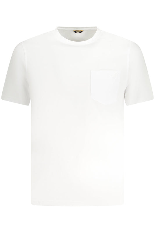K - WAY SHORT SLEEVE T - SHIRT MEN WHITE - StepByStep