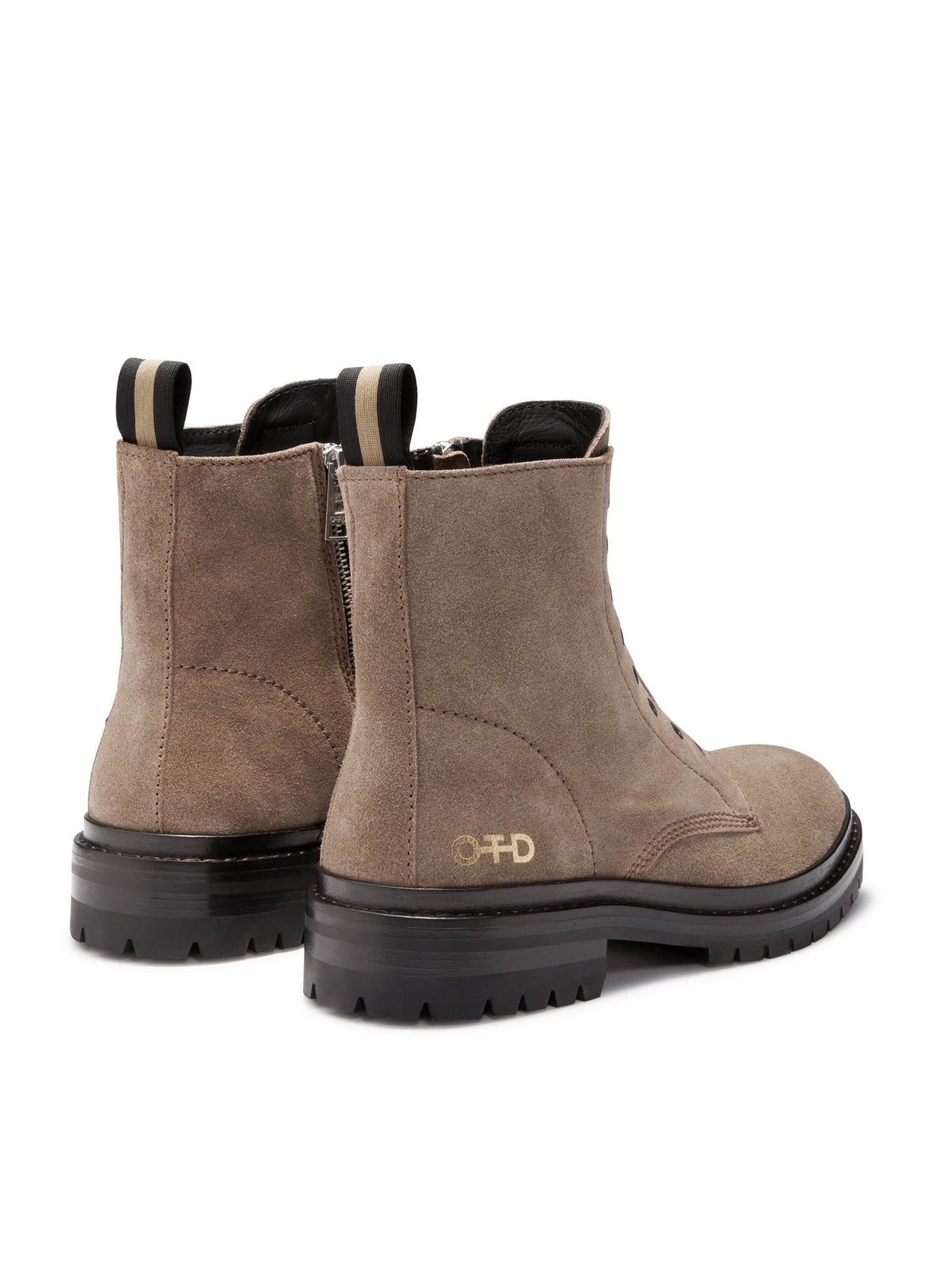 Laceless Suede Combat Boot - StepByStep