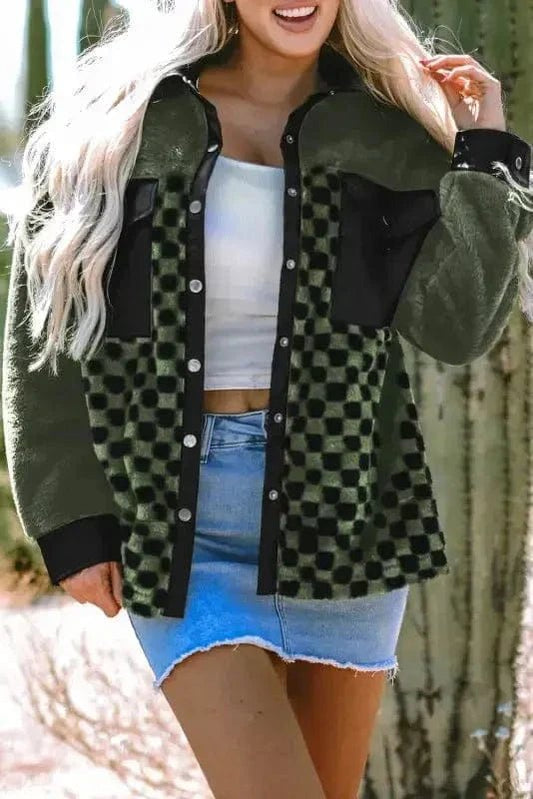 Lattice Leisure Fleece Jacket - StepByStep