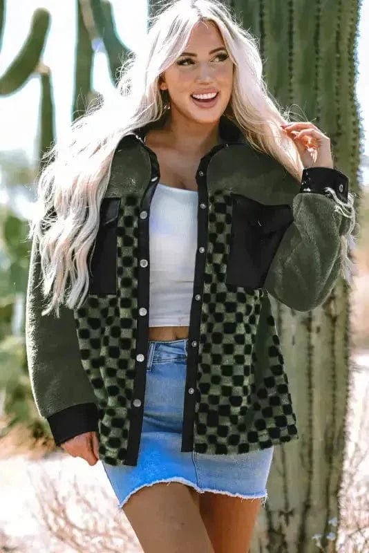 Lattice Leisure Fleece Jacket - StepByStep