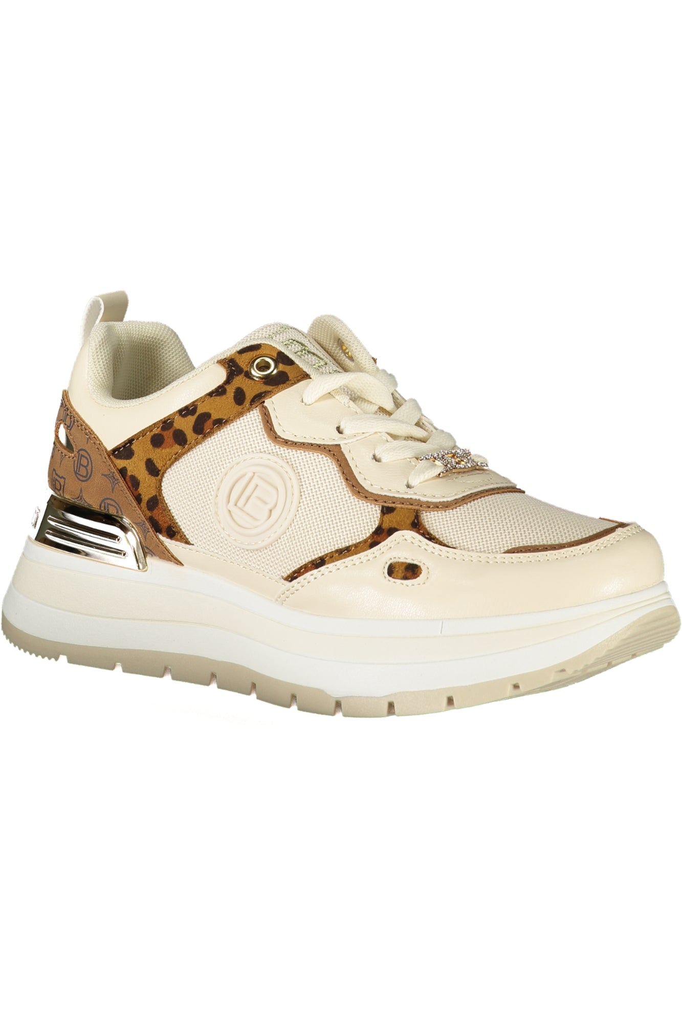 LAURA BIAGIOTTI WOMEN'S BEIGE SPORTS SHOES-1