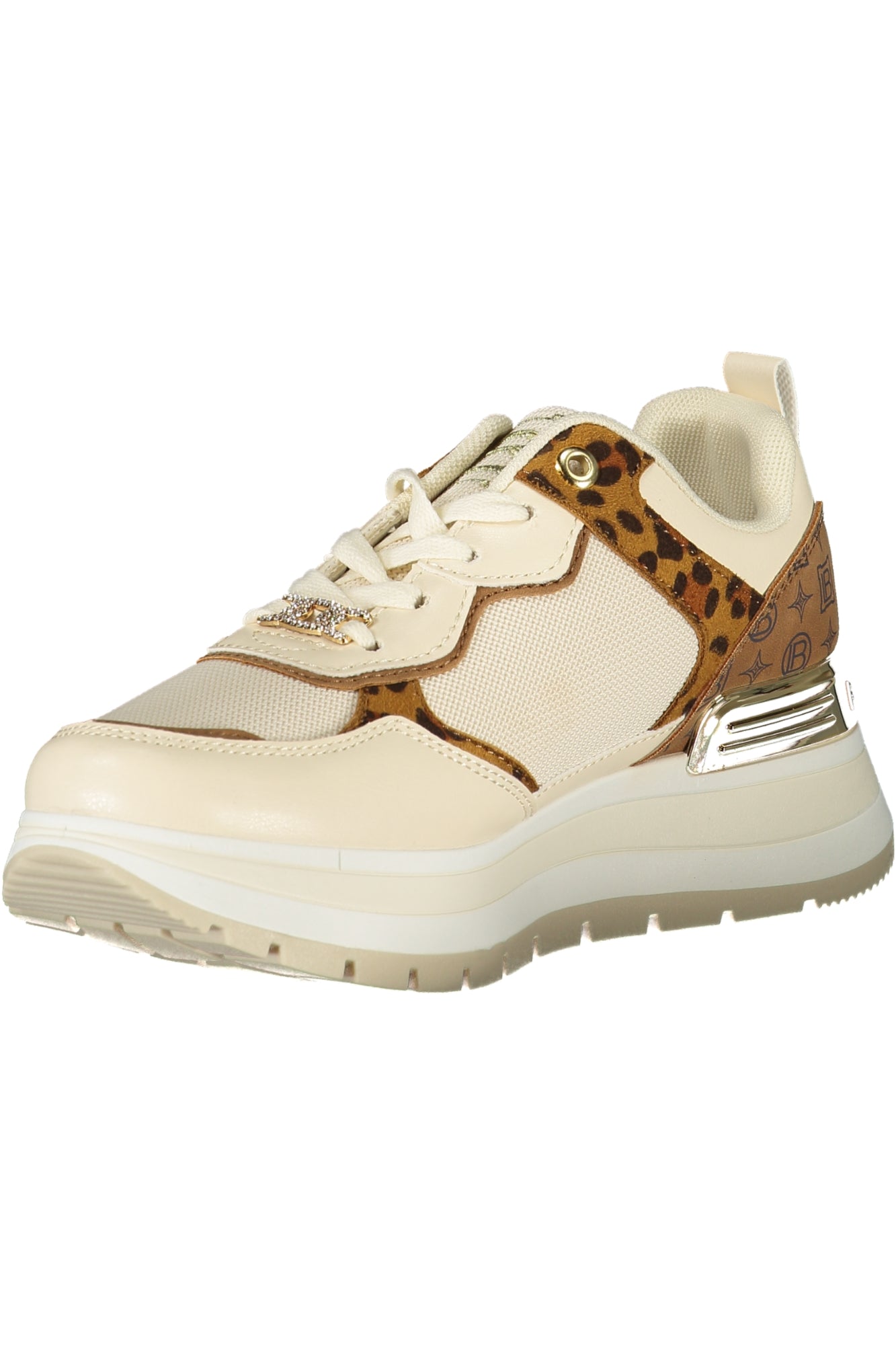 LAURA BIAGIOTTI WOMEN'S BEIGE SPORTS SHOES-2