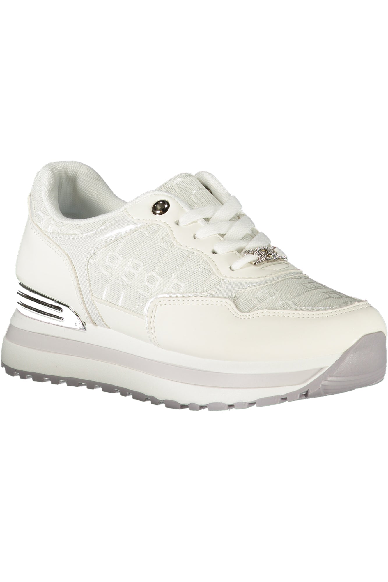 LAURA BIAGIOTTI WOMEN'S WHITE SPORTS SHOES-1
