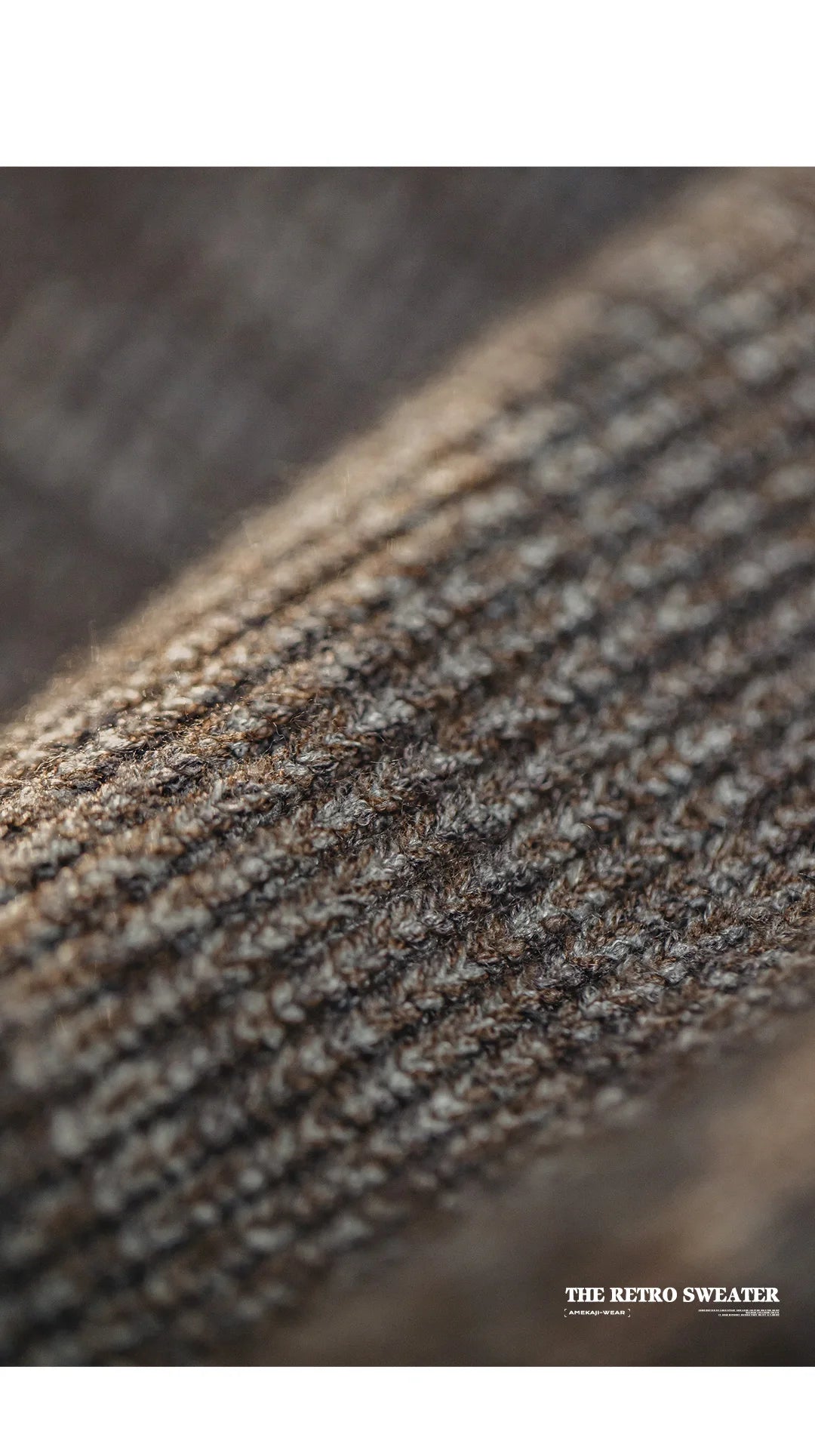 Maden Polo lavorata a maglia retrò maglione con risvolto color caffè allentato autunno inverno uomo zio Fu maglione maglieria casual - StepByStepNow