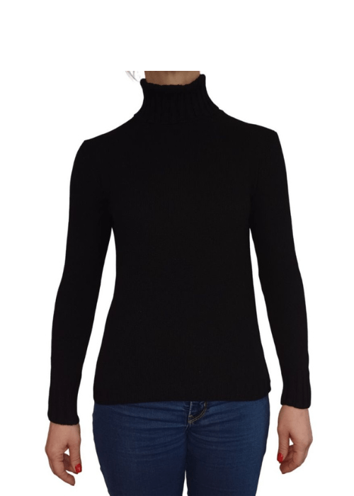 Maglia Donna Collo Alto Cashmere Rigenerato - StepByStep