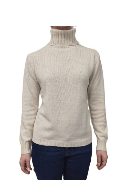 Maglia Donna Collo Alto Cashmere Rigenerato - StepByStep