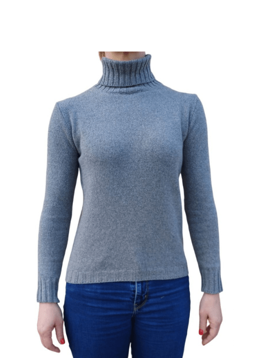 Maglia Donna Collo Alto Cashmere Rigenerato - StepByStep