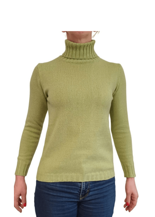 Maglia Donna Collo Alto Cashmere Rigenerato - StepByStep