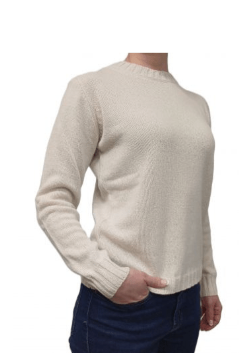 Maglia Donna Girocollo in Cashmere Rigenerato - StepByStep