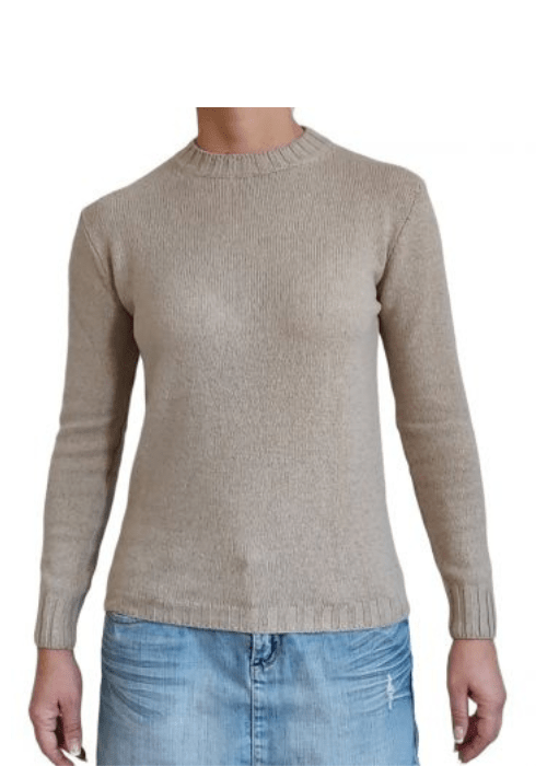 Maglia Donna Girocollo in Cashmere Rigenerato - StepByStep