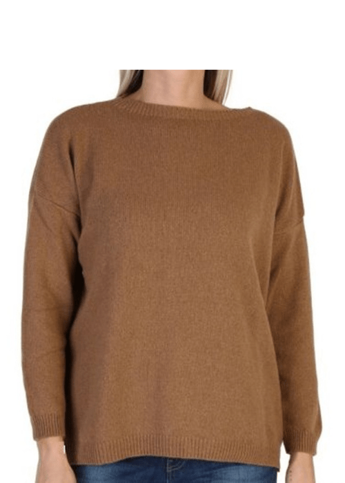Maglia Donna Over Scollo Barca Cashmere Rigenerato - StepByStep