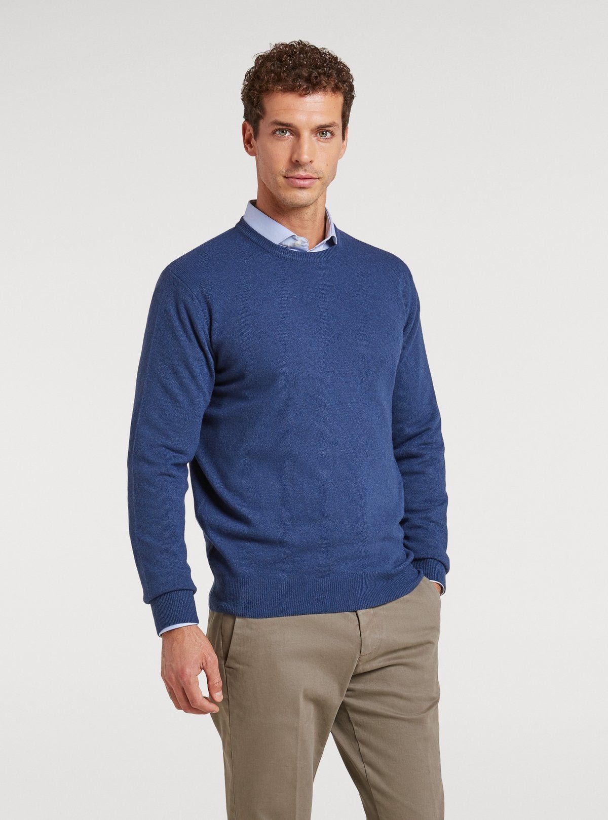 Maglia girocollo in lana cashmere - StepByStep