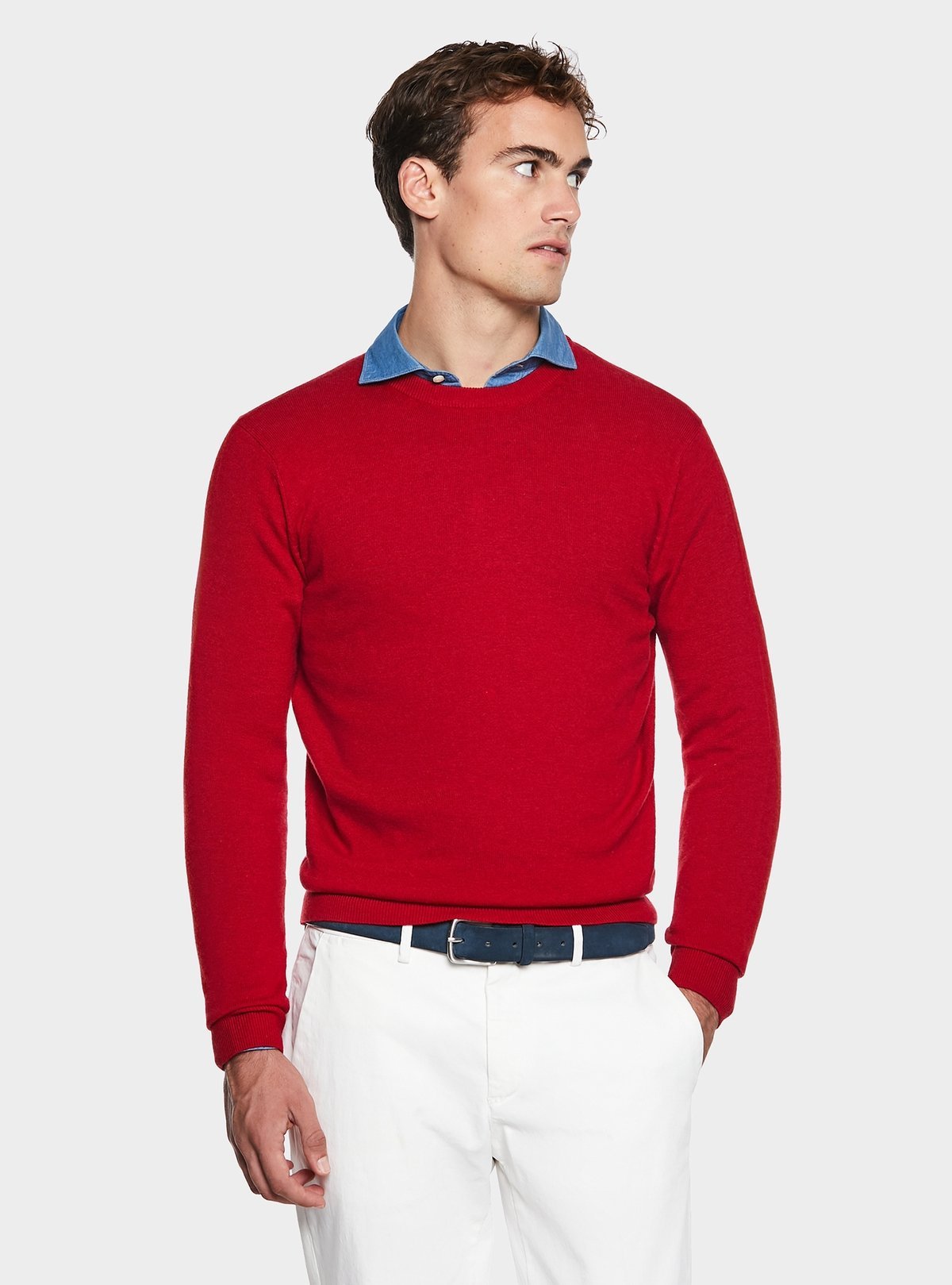 Maglia girocollo in lana cashmere - StepByStep