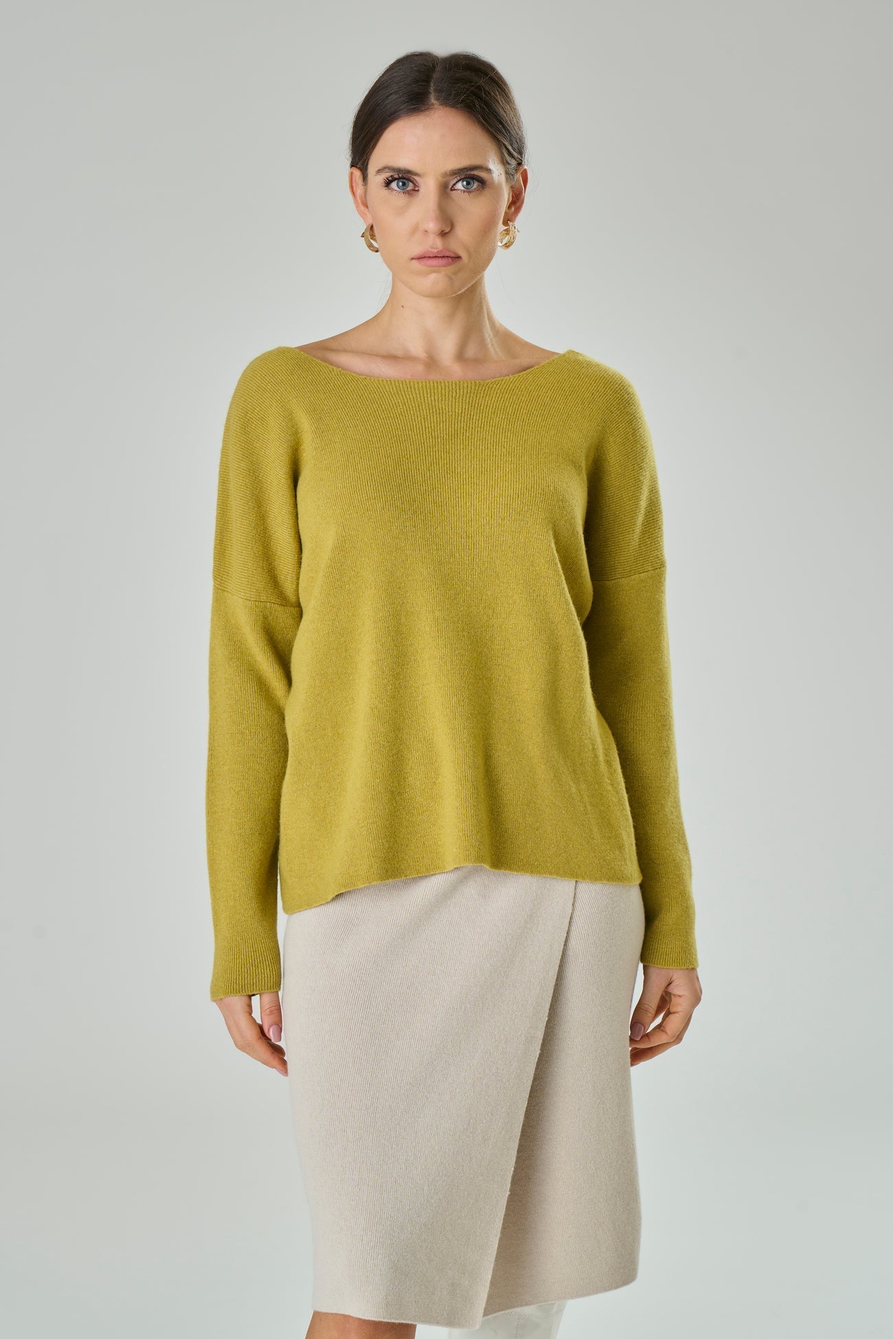 Maglia in misto Cashmere con incrocio sul retro - Andrea - StepByStep