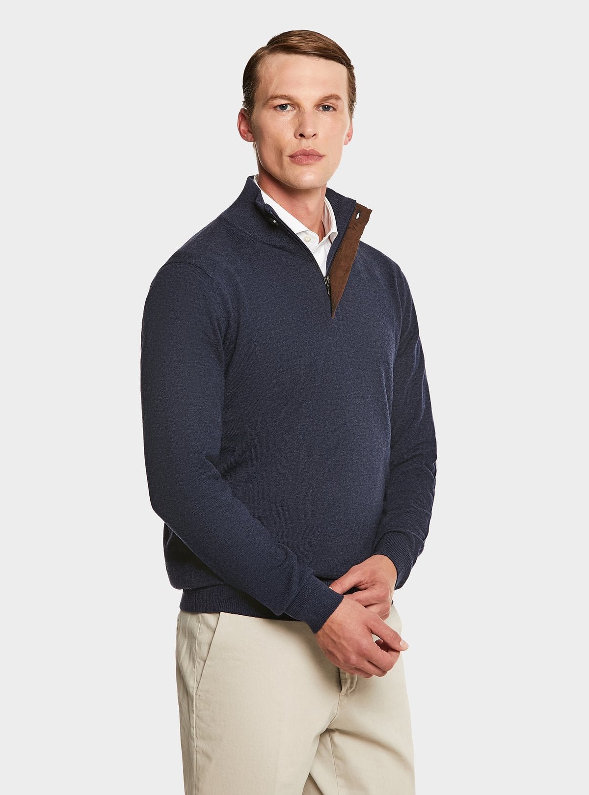 Maglia mock neck in misto cashmere - StepByStep