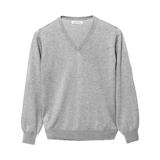 Maglia Uomo 100% Puro Cashmere Scollo a V - StepByStep