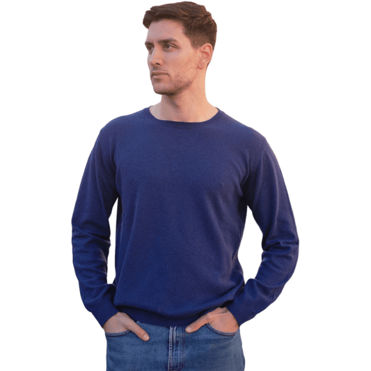 Maglia Uomo Calata in Cashmere Rigenerato Girocollo - StepByStep