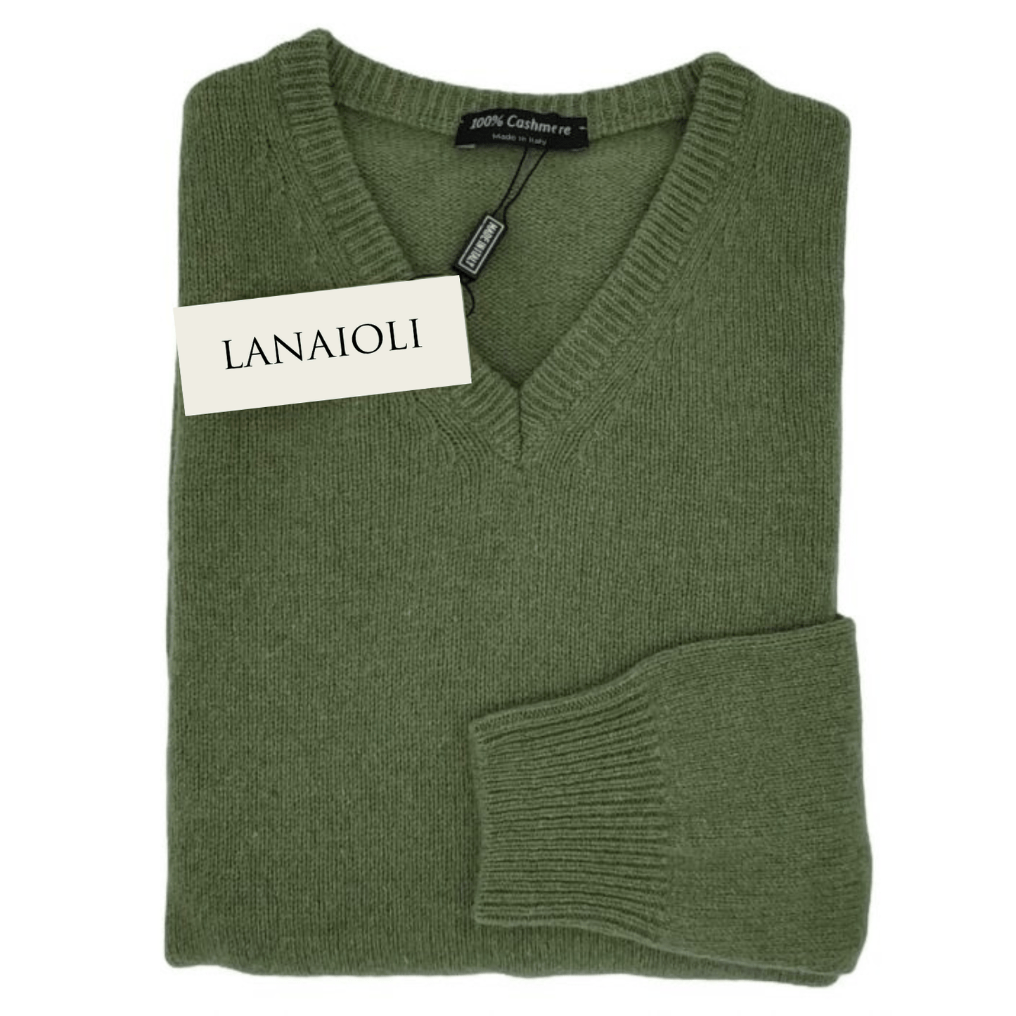 Maglia Uomo Collo a V in Cashmere Rigenerato Finezza 7 - StepByStep