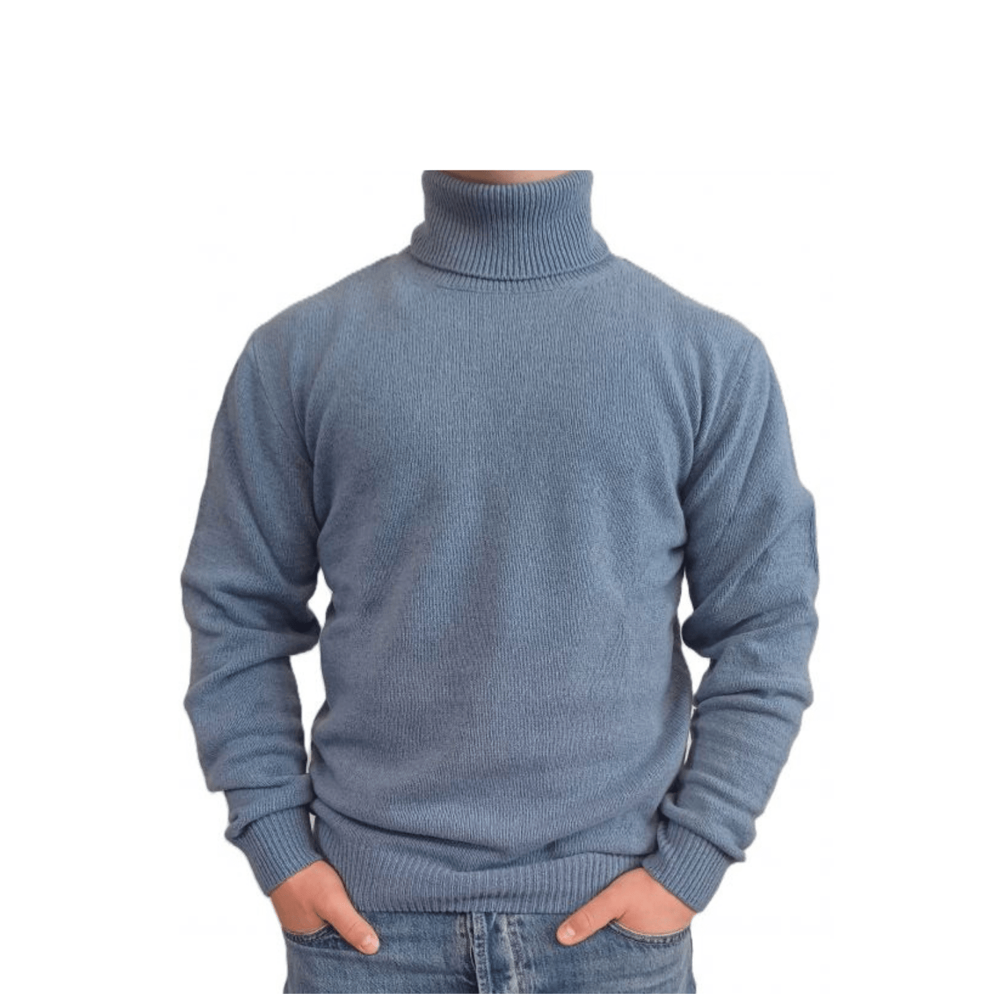 Maglia Uomo Collo Alto Cashmere Rigenerato Finezza 7 - StepByStep