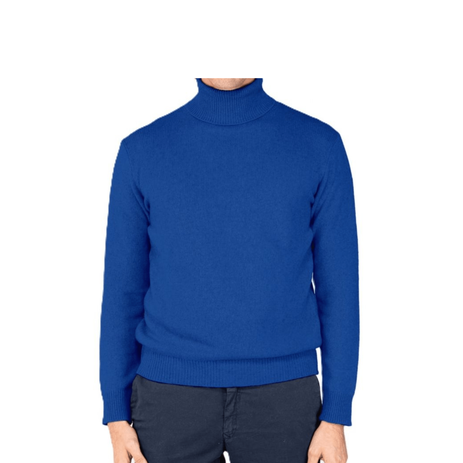Maglia Uomo Collo Alto Cashmere Rigenerato Finezza 7 - StepByStep