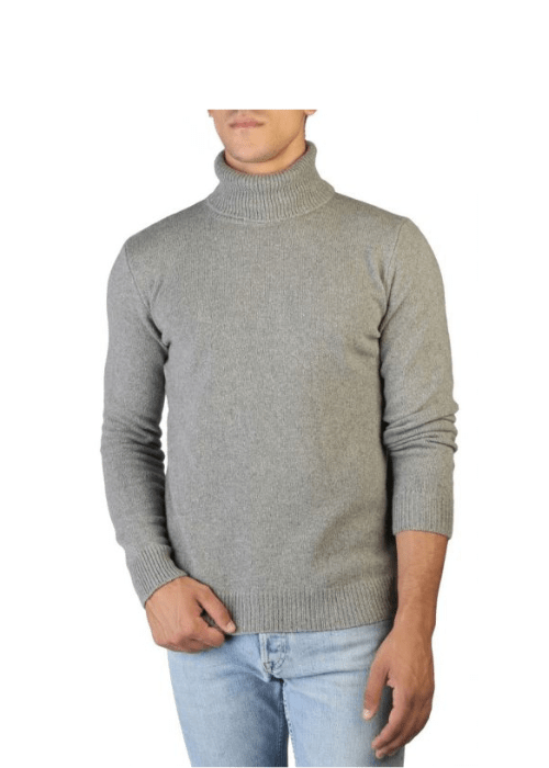 Maglia Uomo Collo Alto Cashmere Rigenerato Finezza 7 - StepByStep