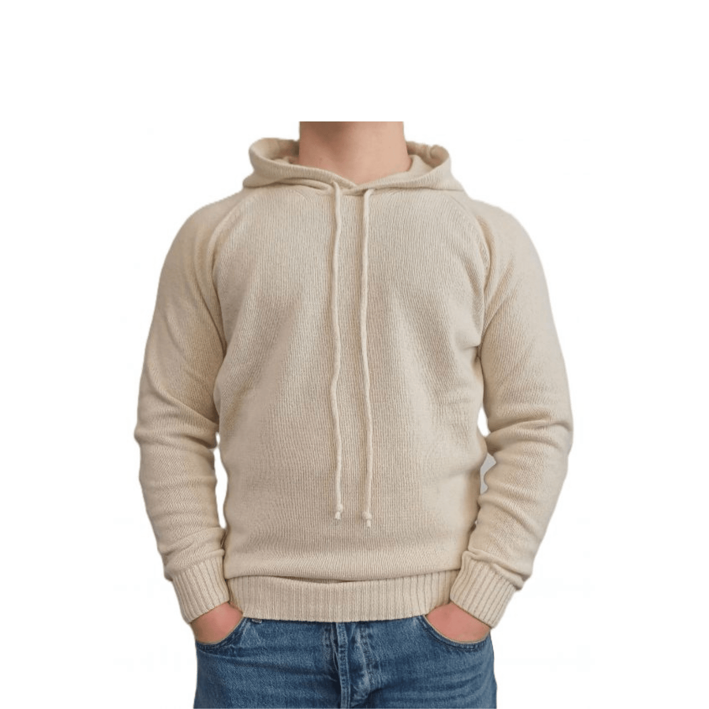 Maglia Uomo con Cappuccio Cashmere Rigenerato - StepByStep