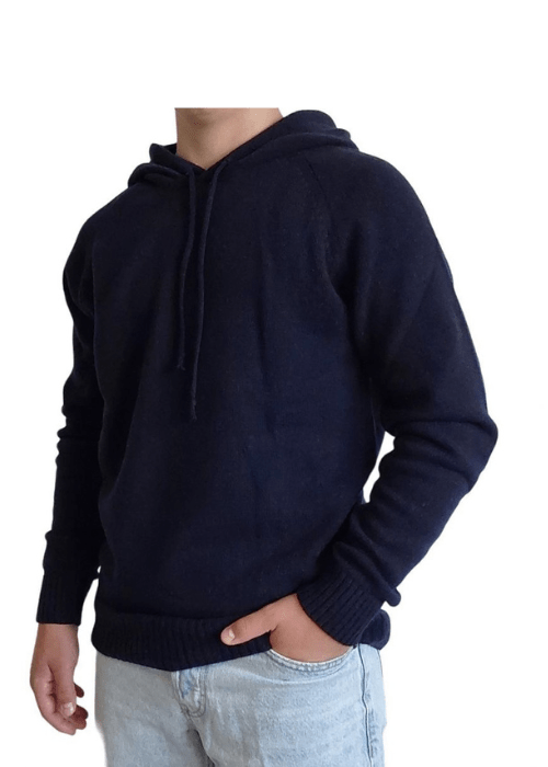 Maglia Uomo con Cappuccio Cashmere Rigenerato - StepByStep