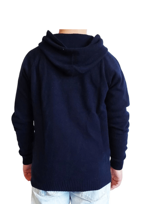 Maglia Uomo con Cappuccio Cashmere Rigenerato - StepByStep