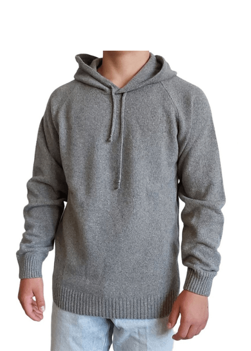 Maglia Uomo con Cappuccio Cashmere Rigenerato - StepByStep