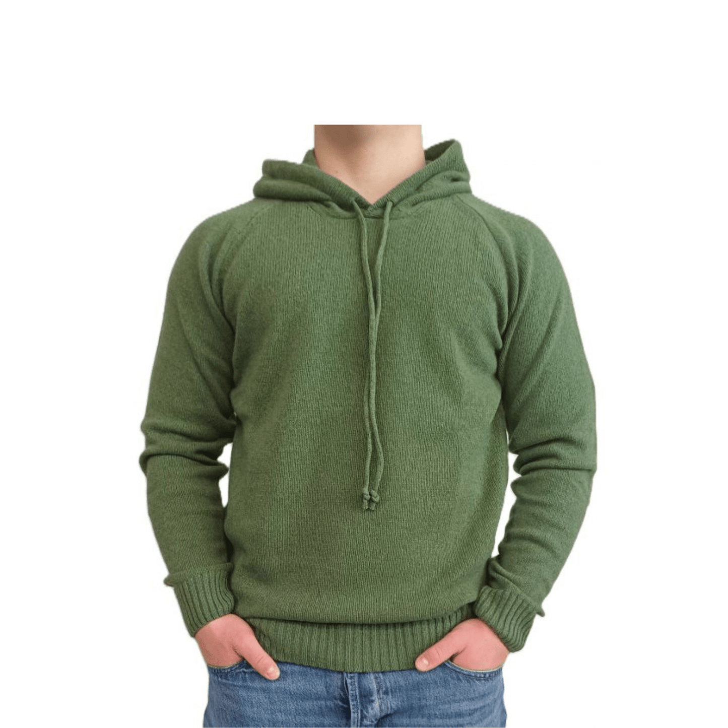 Maglia Uomo con Cappuccio Cashmere Rigenerato - StepByStep