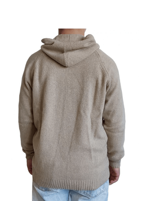 Maglia Uomo con Cappuccio Cashmere Rigenerato - StepByStep
