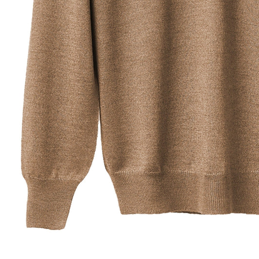 Maglia Uomo in misto Cashmere, Seta e Lana Merino Extrafine Scollo a V - StepByStep