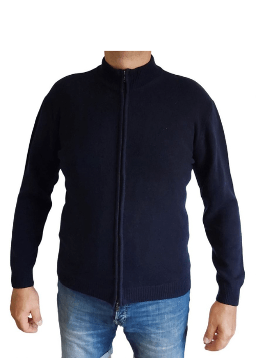 Maglia Uomo Zip Cashmere Rigenerato - StepByStep