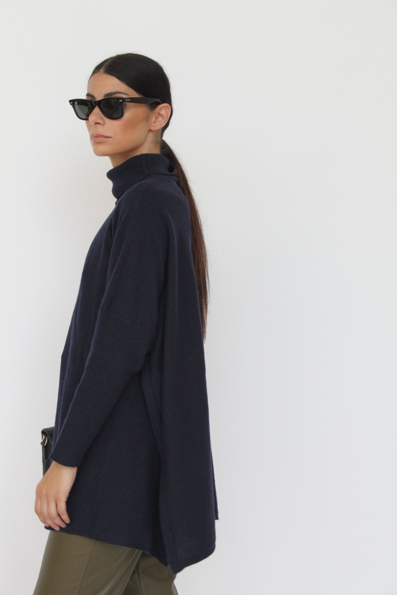 Maglione collo alto in misto cashmere - Amalia - StepByStep